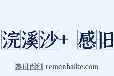 浣溪沙+感旧是什么意思的图片